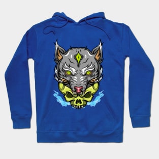 WOLF HEAD IN SKULL Hoodie